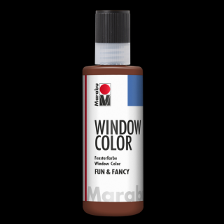 Marabu WINDOW COLOR (FunFancy) matrica festék 046 középbarna 80ml