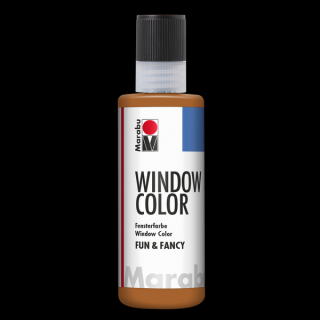 Marabu WINDOW COLOR (FunFancy) matrica festék 047 világos barna 80ml