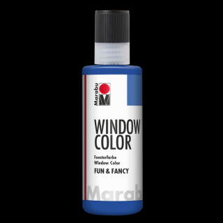 Marabu WINDOW COLOR (FunFancy) matrica festék 055 ultramarin 80ml