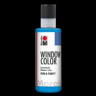 Marabu WINDOW COLOR (FunFancy) matrica festék 095 azúrkék 80ml