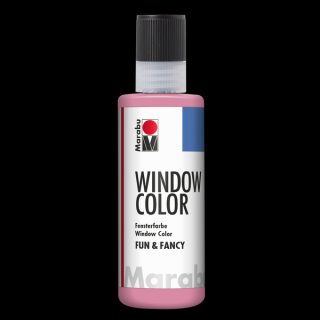 Marabu WINDOW COLOR (FunFancy) matrica festék 236 halvány rózsaszín 80ml