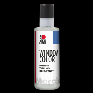Marabu WINDOW COLOR (FunFancy) matrica festék 589 csillogó jégkék 80ml