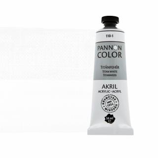 Pannoncolor akrilfesték 110-1 titánfehér 38ml