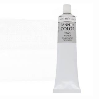 Pannoncolor akrilfesték 110-1 titánfehér 80ml