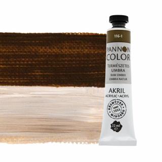 Pannoncolor akrilfesték 116-1 természetes umbra 22ml