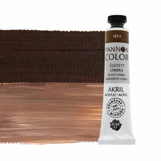 Pannoncolor akrilfesték 117-1 égetett umbra 22ml