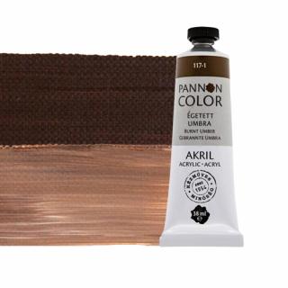 Pannoncolor akrilfesték 117-1 égetett umbra 38ml