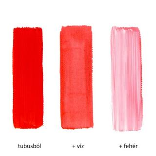Pannoncolor akrilfesték 119-1 permanent vörös 80ml