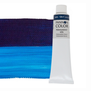 Pannoncolor akrilfesték 124-1 permanent kék 200ml