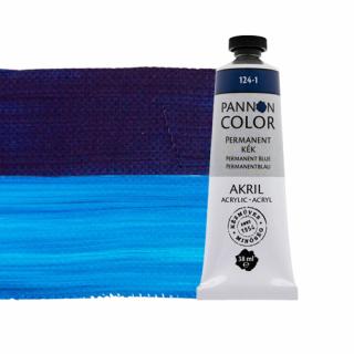 Pannoncolor akrilfesték 124-1 permanent kék 38ml