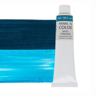 Pannoncolor akrilfesték 125-1 sötét türkizkék 200ml