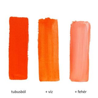 Pannoncolor akrilfesték 136-2 kadmium világosvörös 80ml