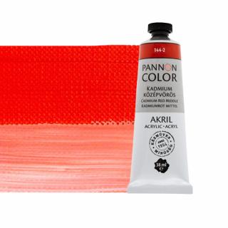 Pannoncolor akrilfesték 144-2 kadmium középvörös 38ml