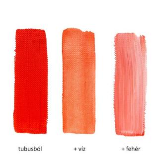 Pannoncolor akrilfesték 144-2 kadmium középvörös 80ml