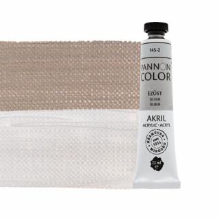 Pannoncolor akrilfesték 145-2 ezüst 22ml