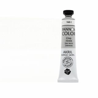 Pannoncolor akrilfesték 148-1 cinkfehér 22ml