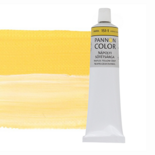 Pannoncolor akrilfesték 151-1 nápolyi sötétsárga 200ml