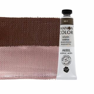 Pannoncolor akrilfesték 161-1 középbarna 22ml