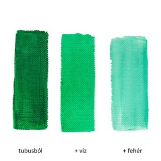 Pannoncolor akrilfesték 169-1 smaragdzöld 80ml