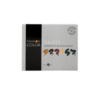 Pannoncolor akrilfesték kiegészítő készlet 6*22ml