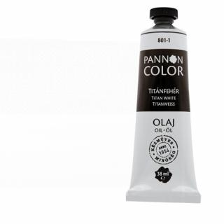 Pannoncolor olajfesték 801-1 titánfehér 38ml