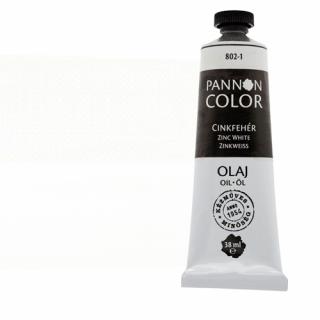 Pannoncolor olajfesték 802-1 cinkfehér 38ml