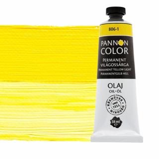 Pannoncolor olajfesték 806-1 permanent világossárga 38ml