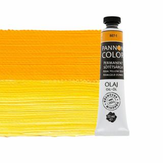 Pannoncolor olajfesték 807-1 permanent sötétsárga 22ml