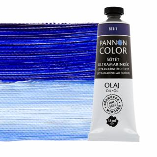 Pannoncolor olajfesték 811-1 sötét ultramarinkék 38ml