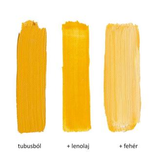 Pannoncolor  olajfesték 816-2 sárga okker 80ml
