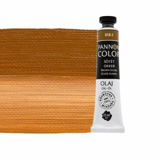 Pannoncolor olajfesték 818-1 sötét okker 22ml