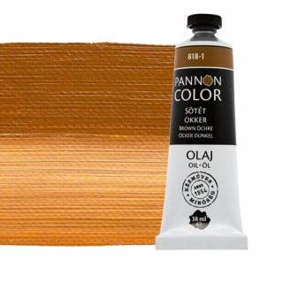 Pannoncolor olajfesték 818-1 sötét okker 38ml