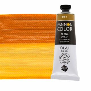 Pannoncolor olajfesték 819-1 aranyokker 38ml