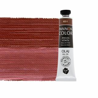 Pannoncolor olajfesték 822-1 angolvörös 22ml