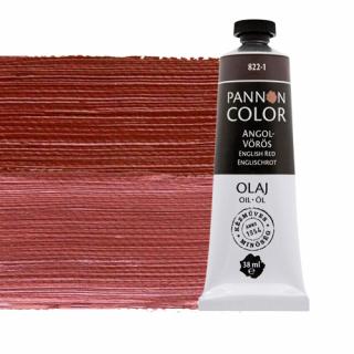 Pannoncolor olajfesték 822-1 angolvörös 38ml