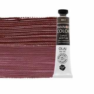 Pannoncolor olajfesték 824-1 caputmortum 22ml