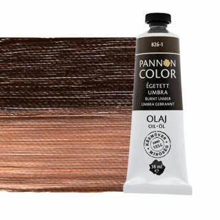 Pannoncolor olajfesték 826-1 égetett umbra 38ml