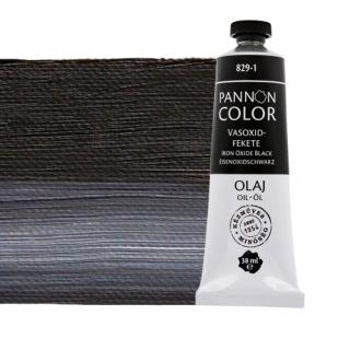 Pannoncolor olajfesték 829-1 vasoxidfekete 38ml