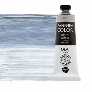 Pannoncolor olajfesték 831-1 hidegszürke 38ml