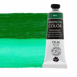 Pannoncolor olajfesték 836-2 permanent világoszöld 38ml