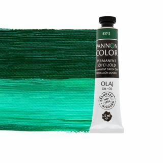 Pannoncolor olajfesték 837-2 permanent sötétzöld 22ml