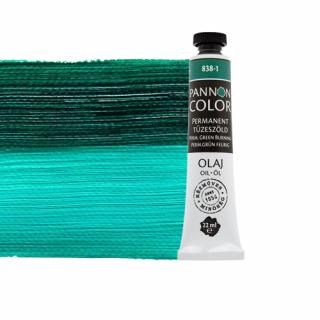 Pannoncolor olajfesték 838-1 permanent tüzeszöld 22ml