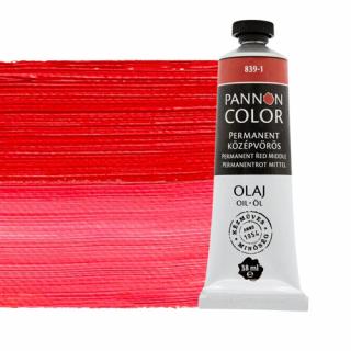 Pannoncolor olajfesték 839-1 permanent középvörös 38ml