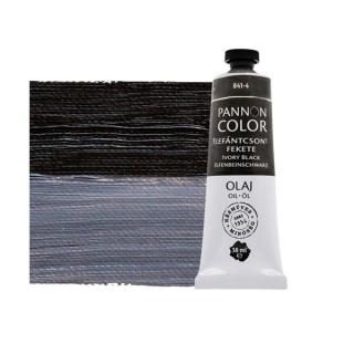 Pannoncolor  olajfesték 841-3 elefántcsontfekete 38ml