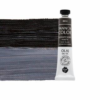 Pannoncolor olajfesték 841-4 elefántcsontfekete 22ml