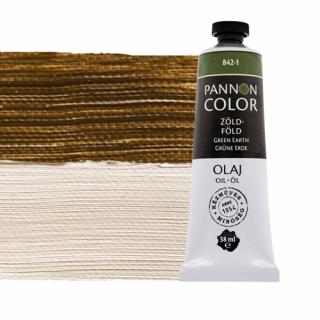 Pannoncolor olajfesték 842-1 zöldföld 38ml