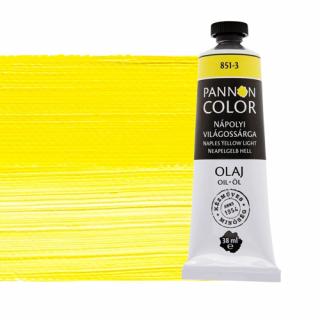 Pannoncolor olajfesték 851-3 nápolyi világossárga 38ml