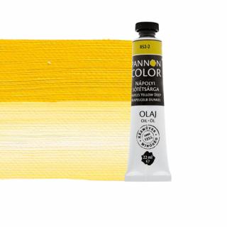 Pannoncolor olajfesték 852-2 nápolyi sötétsárga 22ml