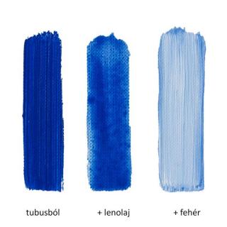 Pannoncolor  olajfesték 855-3 kobaltkék 80ml