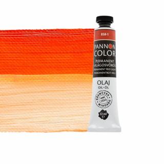 Pannoncolor olajfesték 858-1 permanent világosvörös 22ml